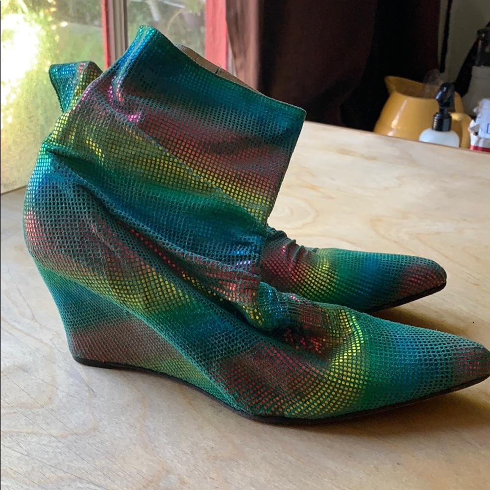 Delores and Maxine Leather Bowie Boots